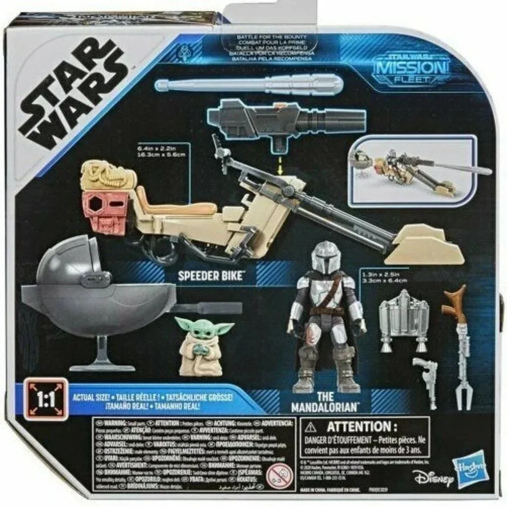 Star Wars Mission Fleet Mandalorian Baby Yoda Battle for the Bounty 2 Figure Set
